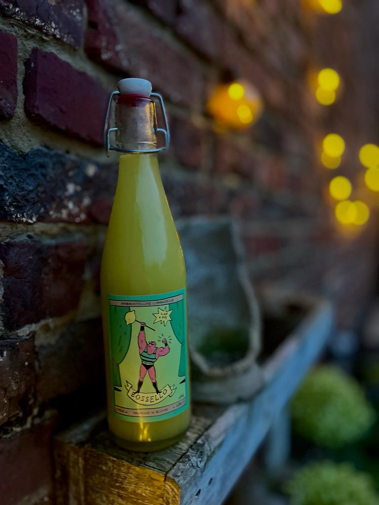 Bossello limoncello drank alcohol sterke drank bossello handmade in belgium citroen handgemaakt